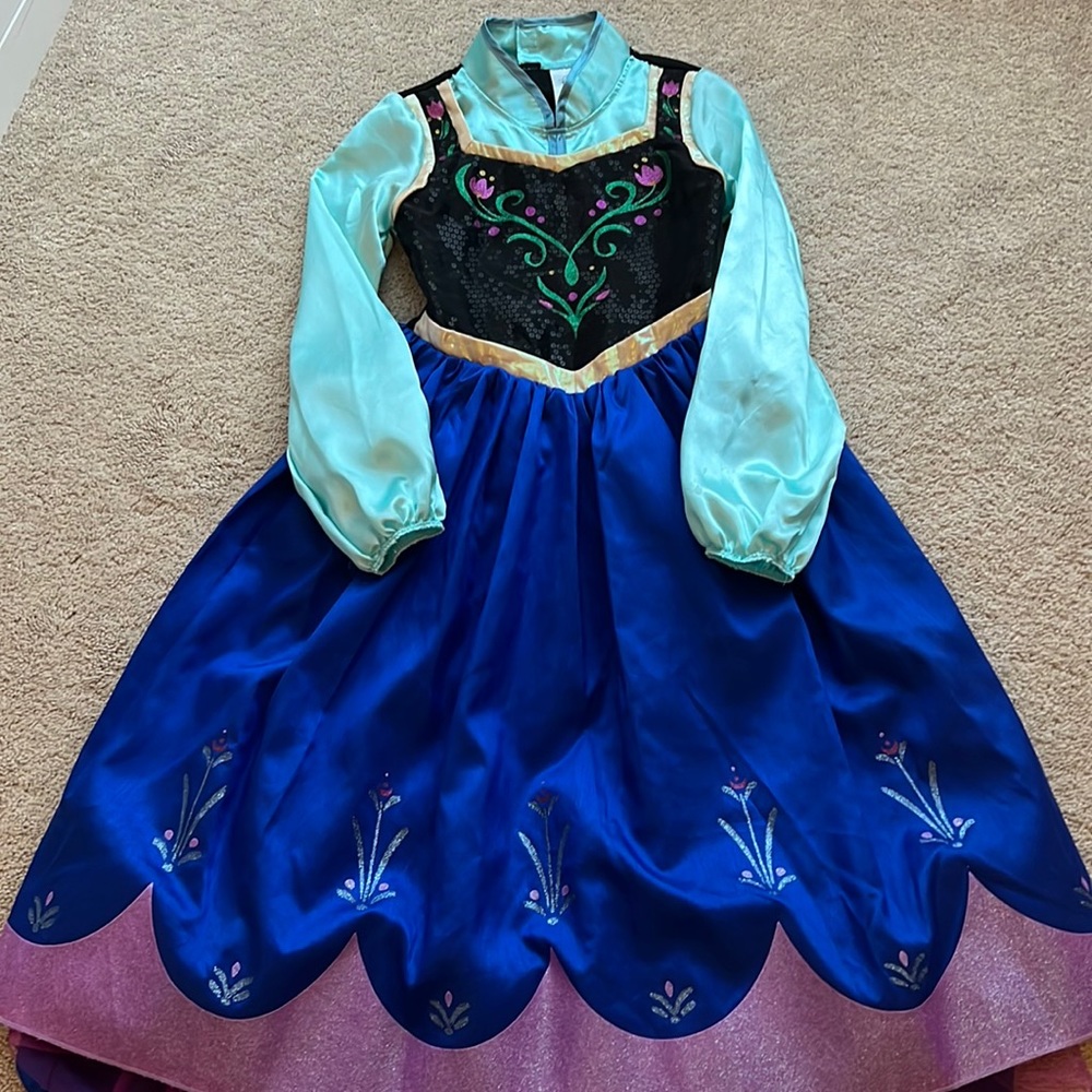 Anna costume from Disney movie frozen